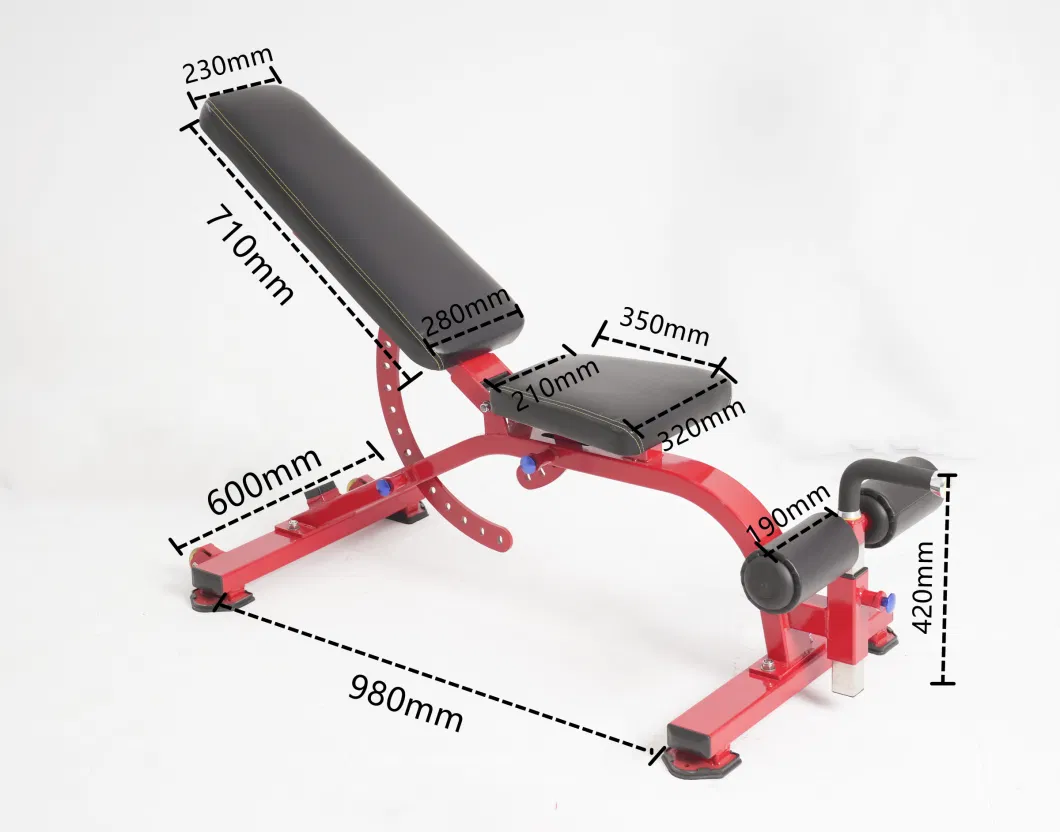 Commercial with Incline and Decline Flat Exercise Adjustable Foldable Dumbbell Weight Bench